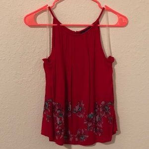 Red tank top